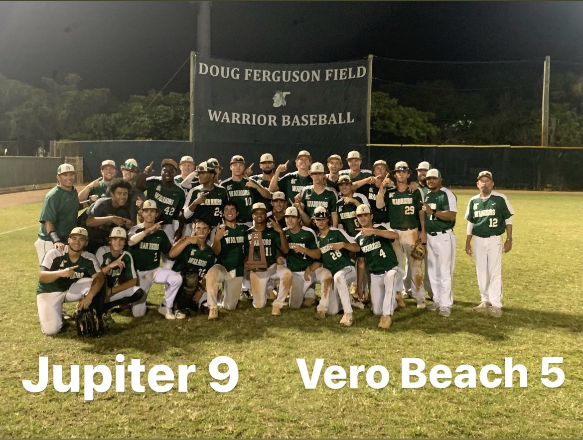 Jup_Baseball's tweet image. DISTRICT CHAMPIONS! 🏆 #5togo