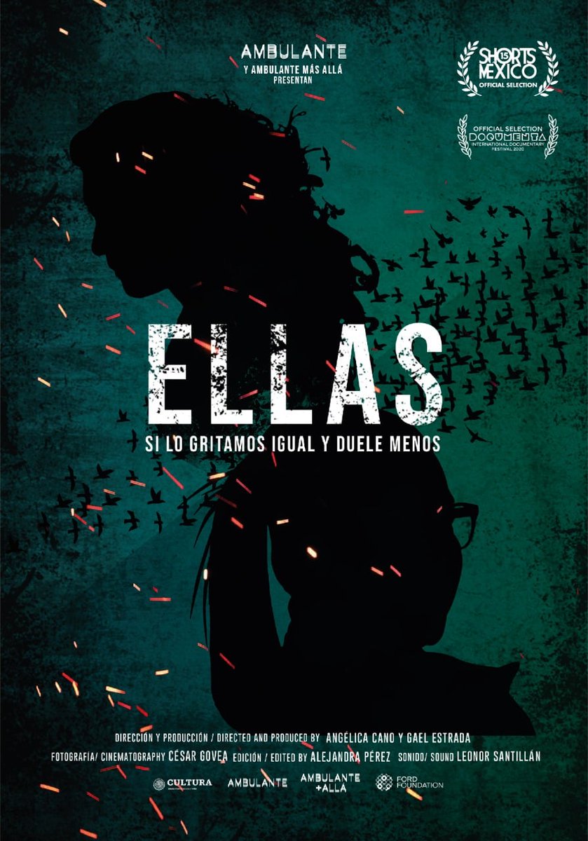 AmbulanteVer's tweet image. ¡Es hoy! Programa &quot;Mujeres Unidas&quot; de Ambulante Más Alla.

🎬  &quot;A los once&quot; de Carolina Admirable
🎬 &quot;Ellas&quot; de Angélica Cano y Guillermo Estrada
🎬 &quot;Todo lo posible&quot; de María Robles

⏰ 19:30 hrs. 
🎞 Entrada libre
📍 @VBengala sede Orizaba