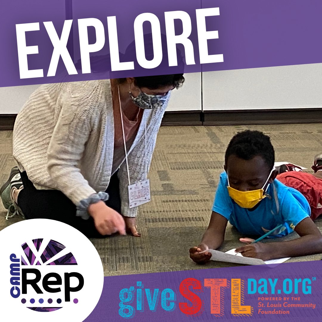 repstl's tweet photo. In this 2-week artistic immersion in the world of theatre, #CampRep helps give young campers the opportunity to explore classes like Broadway Dance, Acting, Music, Creative Storytelling, Puppetry and more! In the final hours of #GiveSTLDay, will you help us reach our goal? https://t.co/qqumCdS5N7