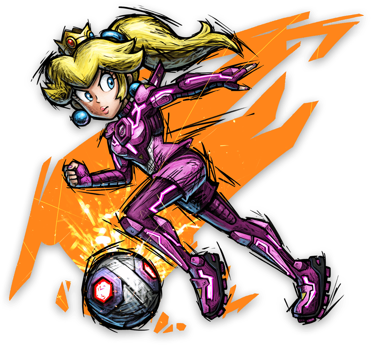 Peach - Mario Strikers: Battle League