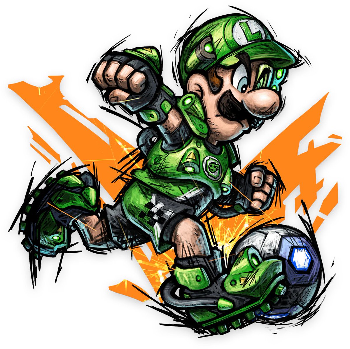 Luigi - Mario Strikers: Battle League