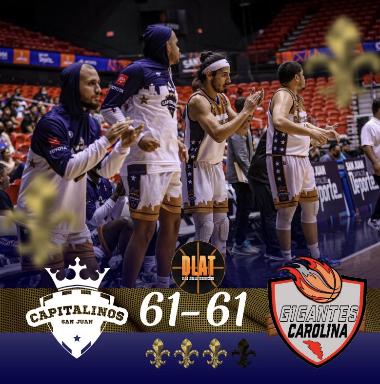 Culmina empate nuestro 3er parcial 🔥🏀💯

#TeamCapitalinos⚜️
#ThreePeat🏆
<a href="/SJCiudadCapital/">San Juan, Ciudad Capital</a>