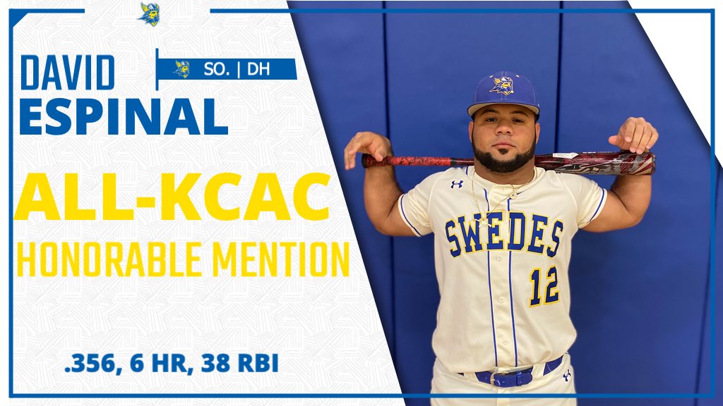 Bethany Swedes Baseball (@swedesbaseball) on Twitter photo Congratulations to seniors <a href="/bombiiluis/">Luis Esteban</a>, <a href="/ManuelRodz17/">Manuel Rodríguez</a> and sophomore David Espinal on being named All-KCAC Honorable Mention! #RockarStockar Congratulations to seniors <a href="/bombiiluis/">Luis Esteban</a>, <a href="/ManuelRodz17/">Manuel Rodríguez</a> and sophomore David Espinal on being named All-KCAC Honorable Mention! #RockarStockar