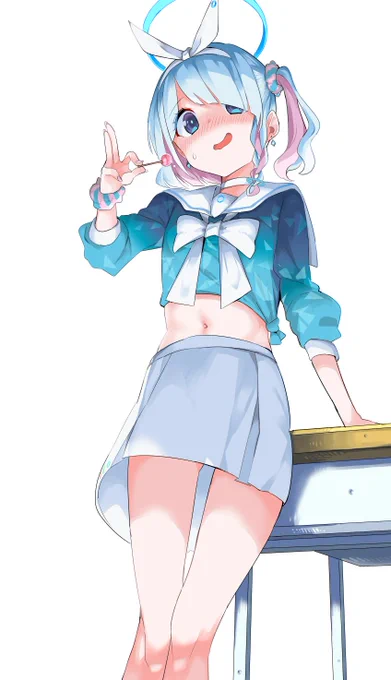 アロナ(ギャル)
#ブルアカ #ブルーアーカイブ #BlueArchive 