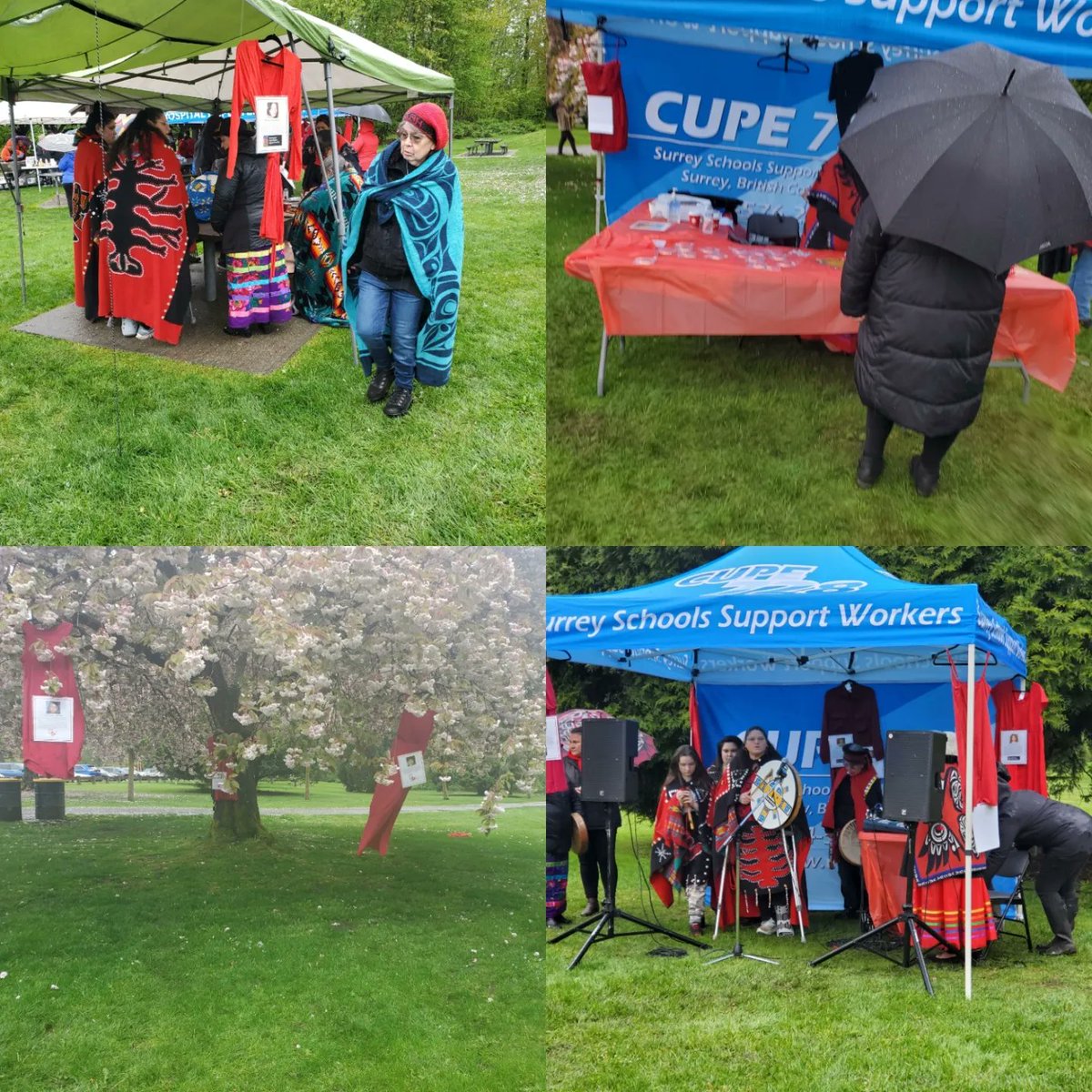 ohana_annie's tweet photo. A heartfelt thank you for te ceremony, sharing, nf healing brought forth by @CUPE728 on #reddresday in commemoration of #MMIWG2S.

Community and workers coming together is truly amazing. 

#sd36learn
@surrey_schools 
@surreyteachers 
#bced @bcteachersfederation 
#bcpoli #canpoli https://t.co/WSJsd8KagA