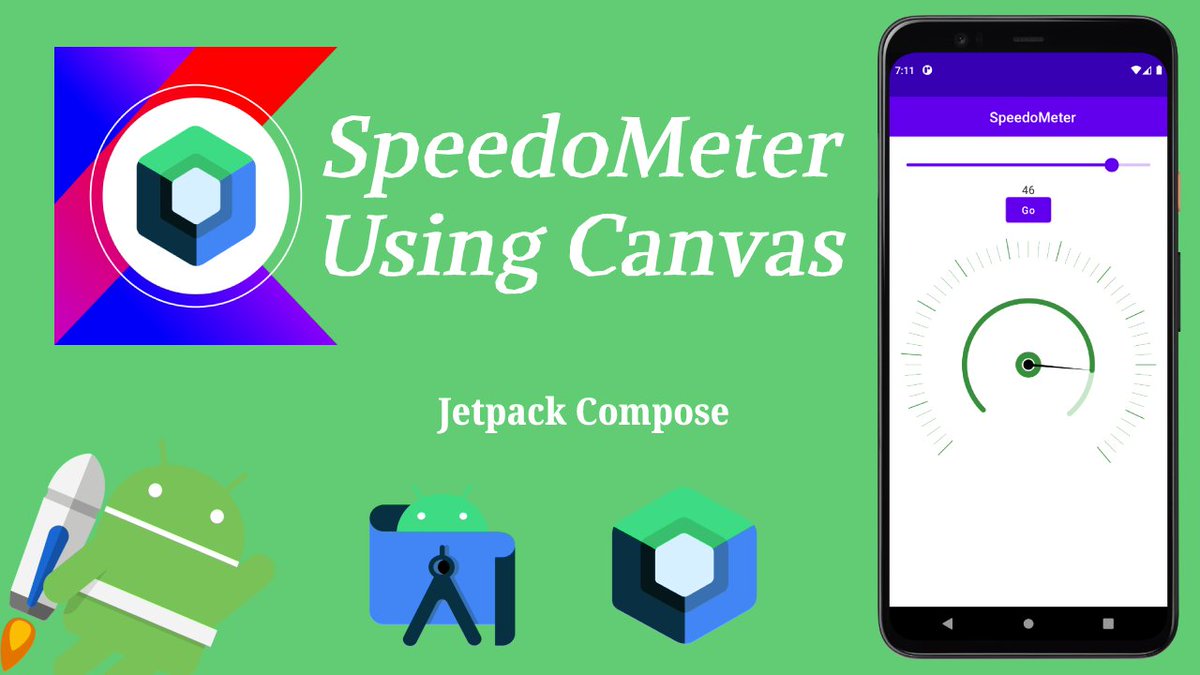 MakeItEasyDev's tweet photo. #AndroidDev #Kotlin #100DaysOfCode #SpeedoMeter #Canvas #Slider #Animatable #DrawArc #Paint #AspectRatio #TopAppBar #MakeItEasyDev #Developer #Programmer #Navigation

How to Implement SpeedoMeter using Canvas in Jetpack Compose

Video link ->
https://t.co/nVZNSikxem https://t.co/3ad1yM1IlV