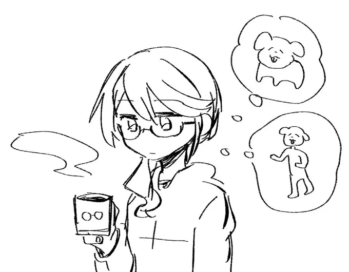 無益な純那ちゃん落書き、原稿が遅々として… 