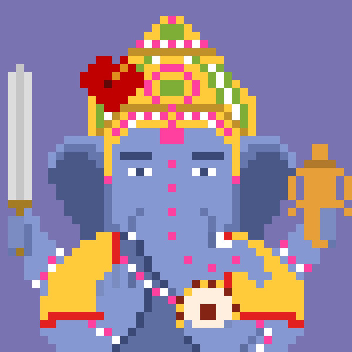 TMV_NFT's tweet photo. GM! May Lord Ganesha keep enlightening your lives and bless you always. 

#nfts #nftnewproject #nftcommunity #themysticvisions https://t.co/BYNt2U3fo9