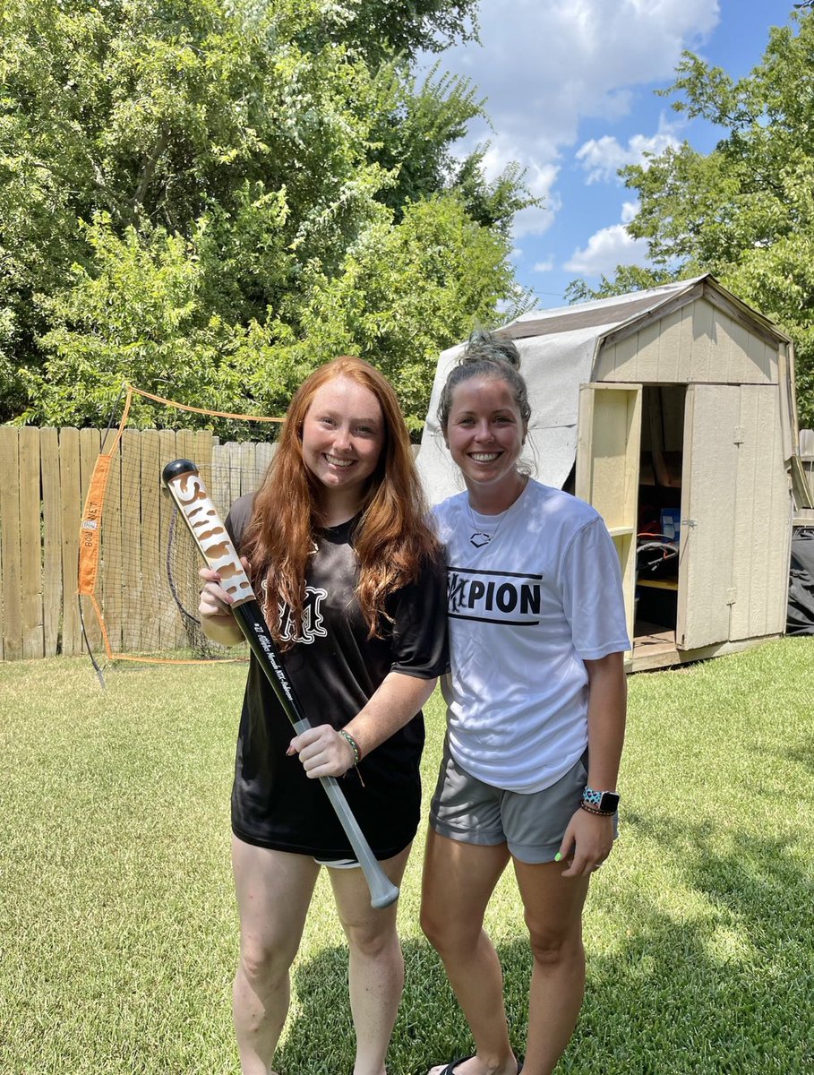SMom00's tweet photo. Our family wants to wish this special lady, Rachel Hudson, a happy birthday!  She was not only Allie’s high school softball coach but also one of her Select coaches. These pictures show their special relationship! Lol. She has been a special friend to Allie &amp; we love her! https://t.co/LJzDDGmNcn