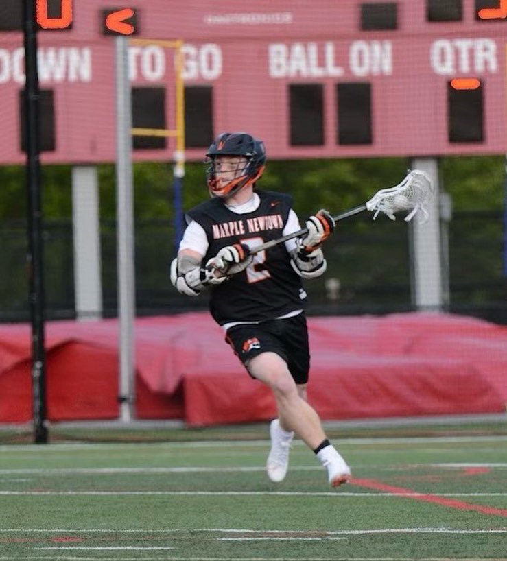 MNAthletics's tweet photo. Congrats to Charlie Box who now has over 100 goals! Over 100 assists and over 100 goals! Amazing! @marplenewtown @MNLax_ @MBarkannNBCS @phillylacrosse @sportsdoctormd @TerryToohey @PaPrepLive @DTMattSmith @delcosportsBob https://t.co/KJQUmuyOYY