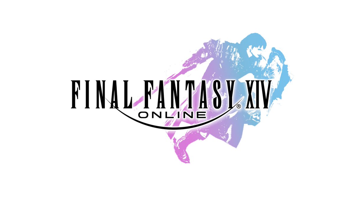 JamesDJBruce's tweet photo. Felt like sharing this #FF14 title screen I made using my character in the style of the older games. 

There are some great guides on how to achieve the gradient effect. https://t.co/xuBRrXvBmz
