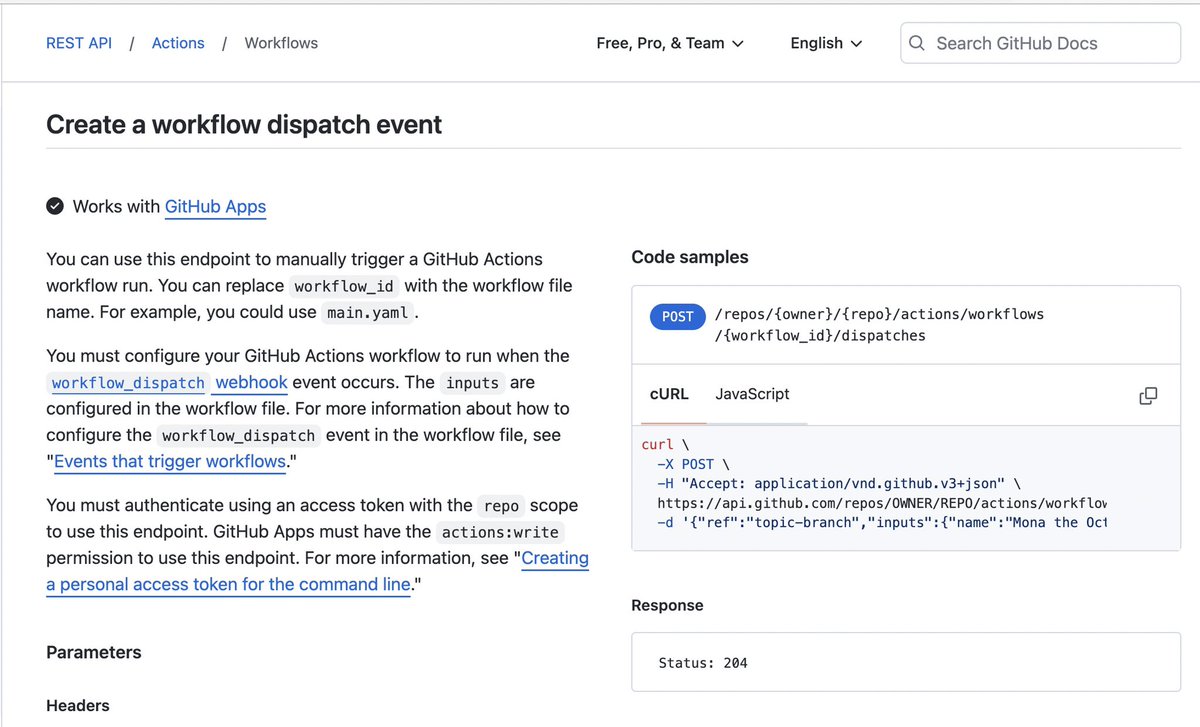chamodshehanka's tweet image. @GitHubAPI documents has changed 😍 Love this new UI 

#github #githubapi #documentation #apidocs