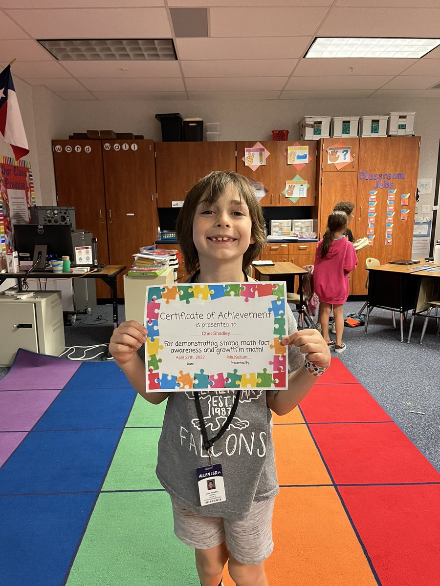 So proud of these boys! They worked hard to earn these certificates.  <a href="/StoryFalcons/">Story Falcons</a>