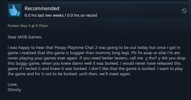 EthernetGhost_'s tweet photo. fix the borkiness pls @mobgamesstudios #PoppyPlaytime https://t.co/sM47ep9TbZ