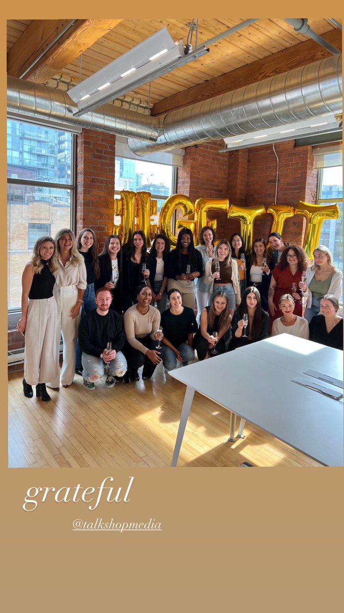 This crew ❤️ happy new home <a href="/TalkShopMedia/">Talk Shop</a> Toronto team