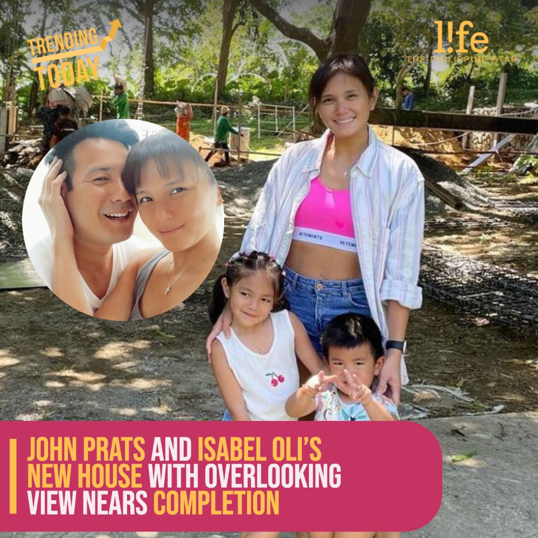 philstarlife's tweet photo. What a milestone for the couple! 👫 John Prats and Isabel Oil are finally getting ready to move into their dream home soon.
See a glimpse of their home at https://t.co/bPWURBaDwo.
#IsabelOli #JohnPrats #CelebrityCouples https://t.co/7nplC8QzGm
