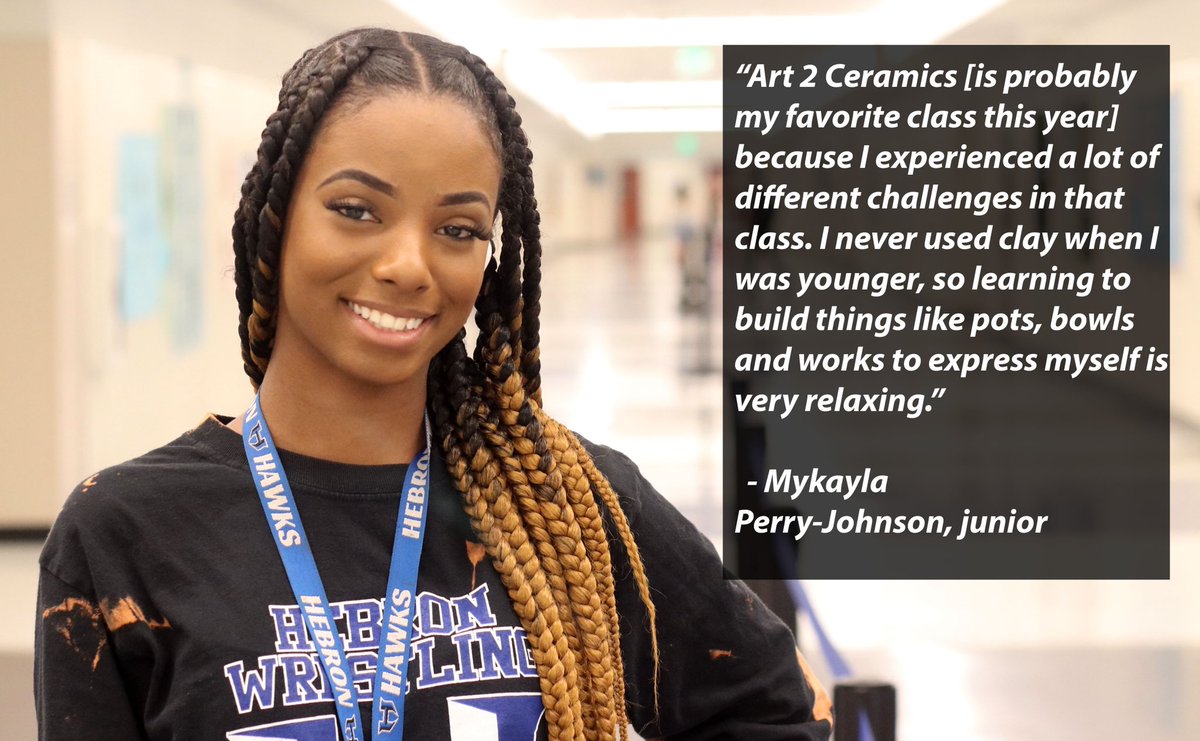 “Art 2 Ceramics [is probably my favorite class this year…]” #HumansofHebron