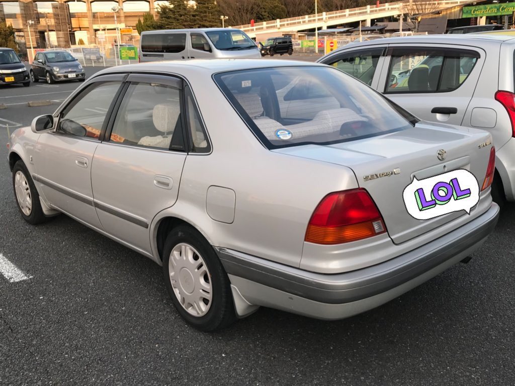 M92148020's tweet photo. AE110 スプリンター
SEヴィンテージGリミテッド
純正 5速MT
実走行59千キロ
ワンオーナー
バンパーの角と左リアクォーターにスリキズあり
内装、そのほかの外装、とても良好です。
千葉県から
一時抹消渡し

35万円で売ります。
程度のいい希少車なので、
この値段相当の価値がわかる方に売ります。 https://t.co/JqX6Q1Ilme
