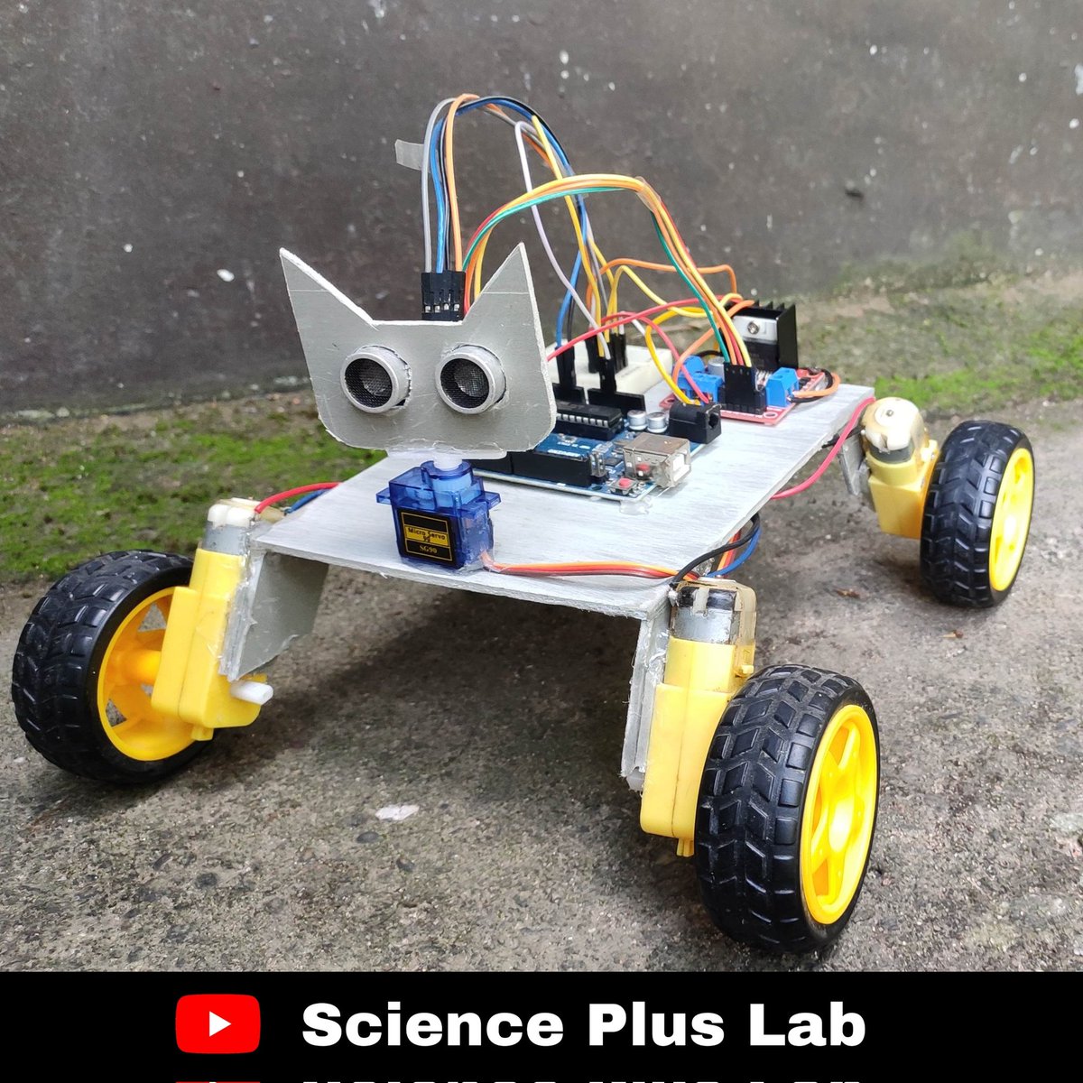 SciencePlusLab's tweet image. প্রজেক্টটি তৈরি করতে সম্পূর্ণ ভিডিওটি দেখুন
youtu.be/yz7nd34CchY
ইউটিউব ভিডিও লিংক ⬆⬆

অথবা ইউটিউব এ গিয়ে  science Plus Lab লিখে সার্চ করুন। 
.
#Arduino #arduino_robot #SciencePlusLab #BD #Robotics