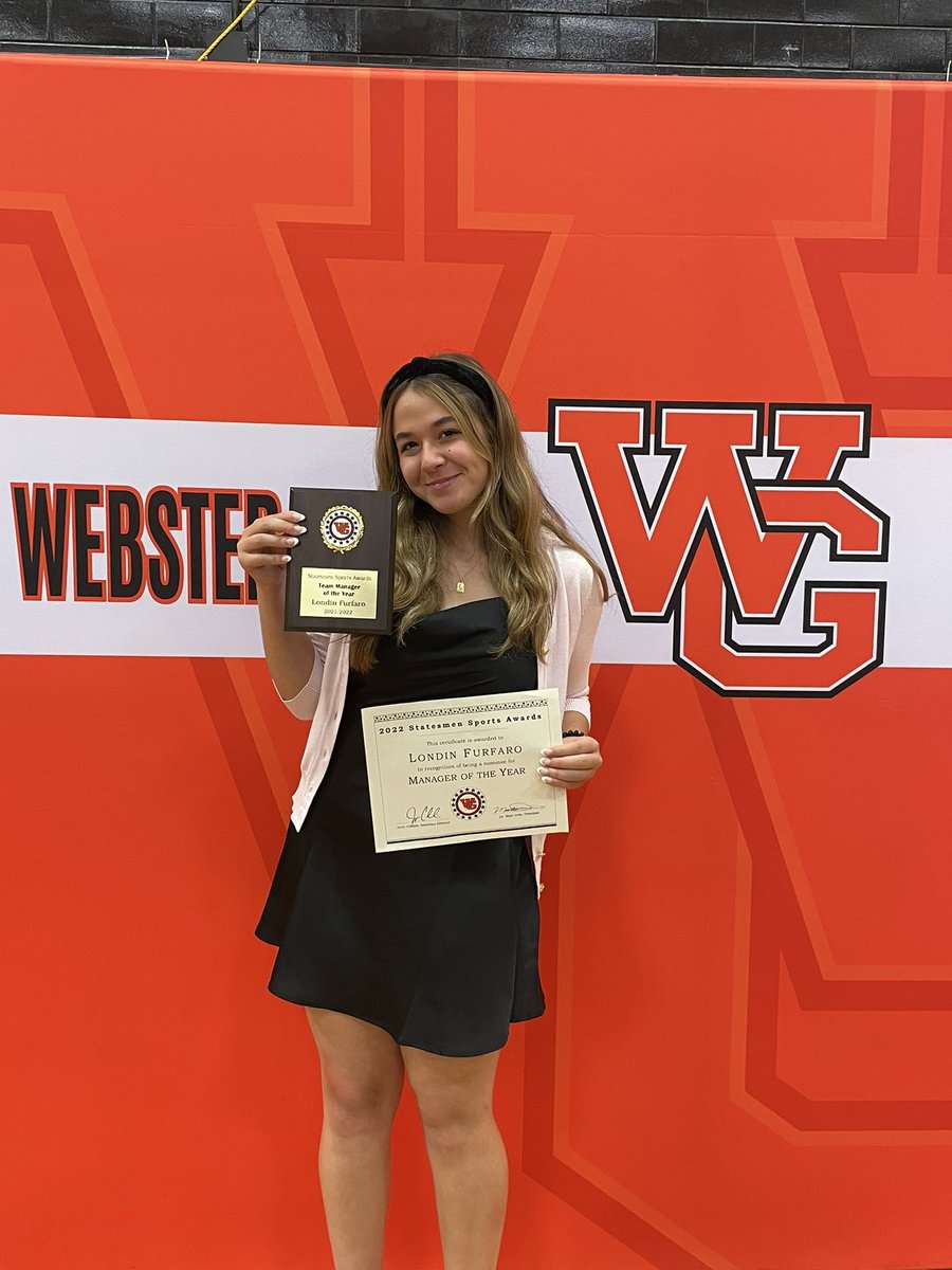 HardballWg's tweet photo. Our outstanding Senior student manager, Londin Furfaro, won Team Manager of the Year at the annual Statesmen Sports Awards ceremony. We could not be more proud and happy for her!! @statesmensports https://t.co/IVvSTA3tim