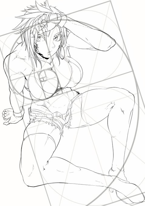 黄金比絵ようやく4枚になった 