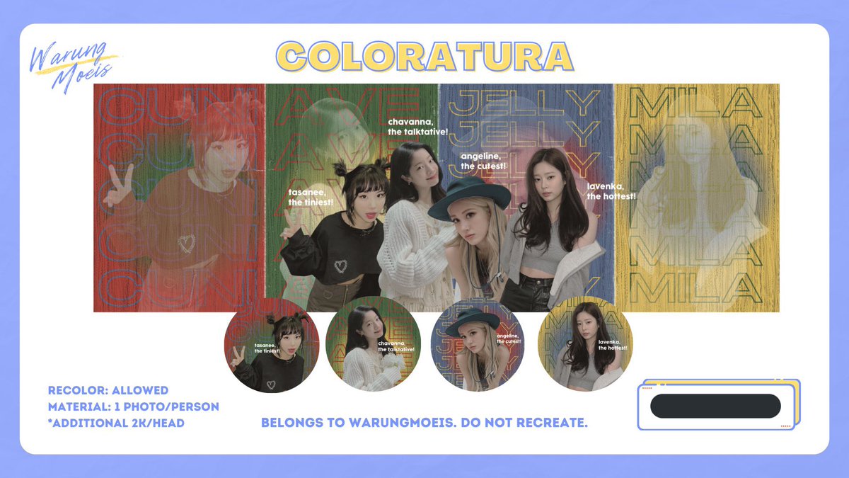 withlovevien's tweet photo. ㅤ
retweet kalau kalian mau COLORATURA (+recolor). 
ㅤ https://t.co/ZWFJo8COiD