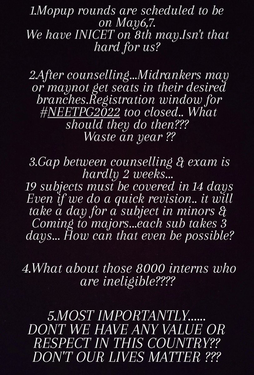 scalpelsurg's tweet photo. #NEETPG2022 #POSTPONENEETPG_MODIJ #POSTPONENEETPG2022_MODIJI https://t.co/RuEBWLR21x