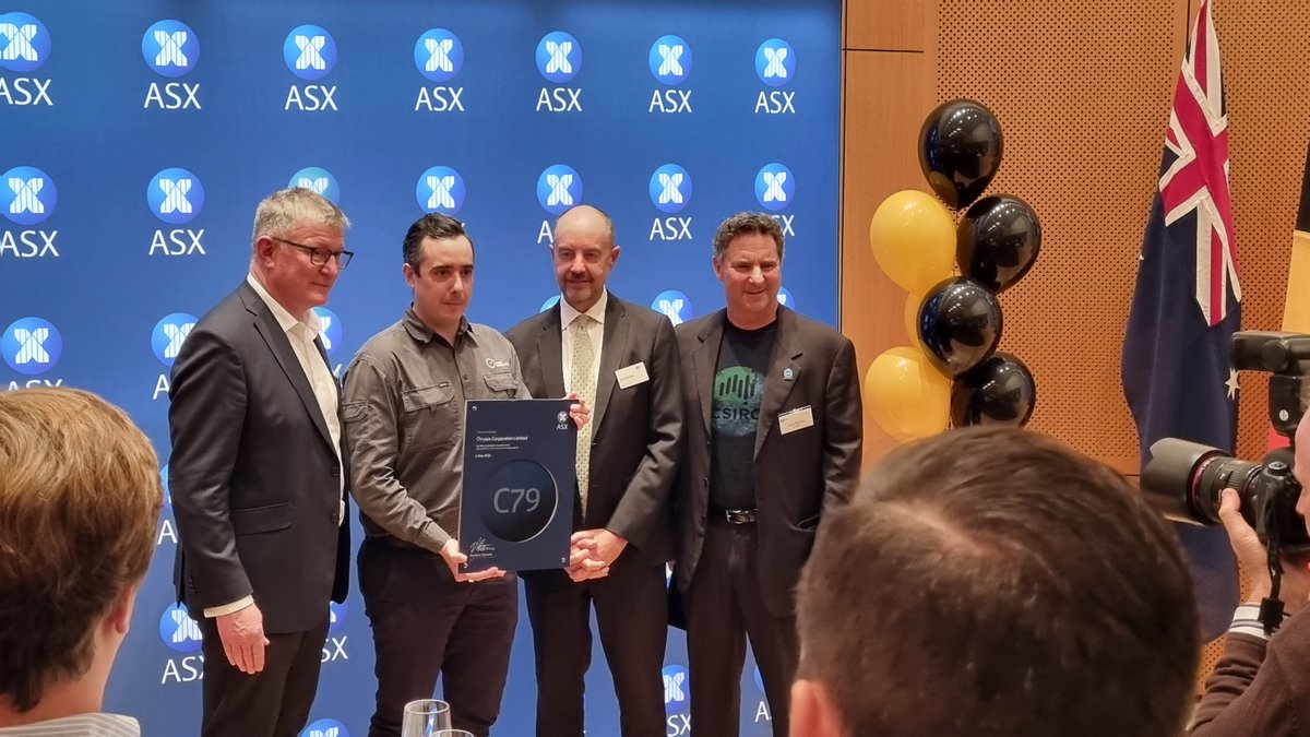 Congrats to <a href="/ChrysosCorp/">Chrysos Corporation</a> on going public! An exciting honour to be there with the team today to ring the bell on the next stage of taking <a href="/CSIRO/">CSIRO</a> 's #photonassay technology to the world. Go for gold!