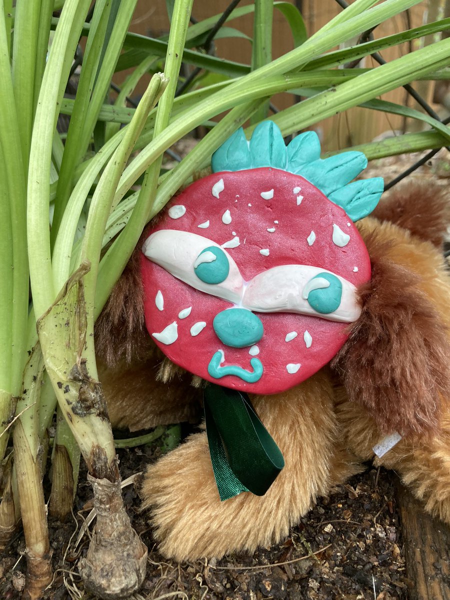ProjectBadlands's tweet image. The next set of my clay face dolls! Strawberry Pup and Trippy Lamb

#clayfacedoll #clayfaceplush #clayfaceplushie