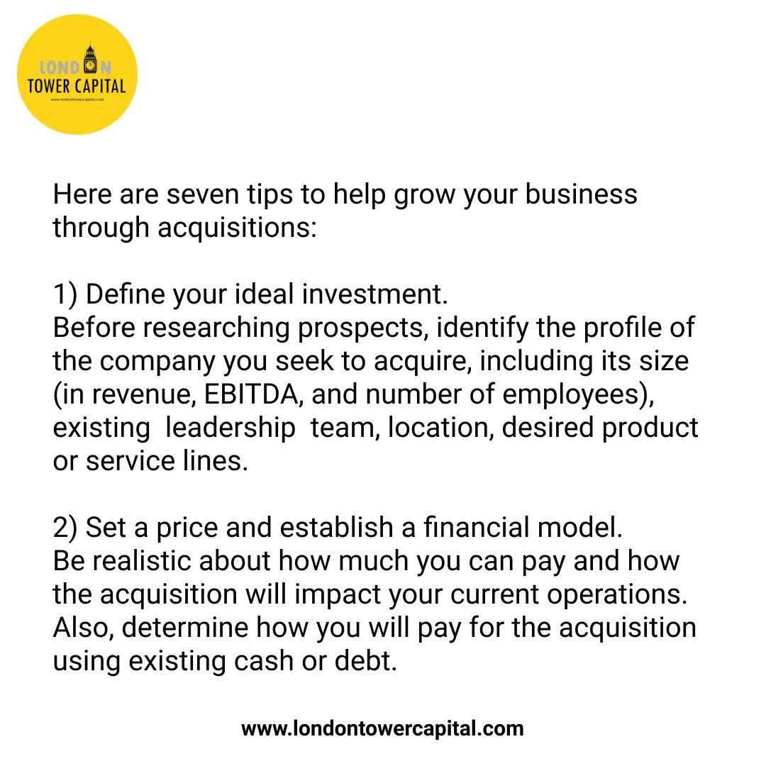 LondonTowerCap1's tweet photo. 7 Tips for Successful Mergers and Acquisitions https://t.co/xH3wdbo5UM