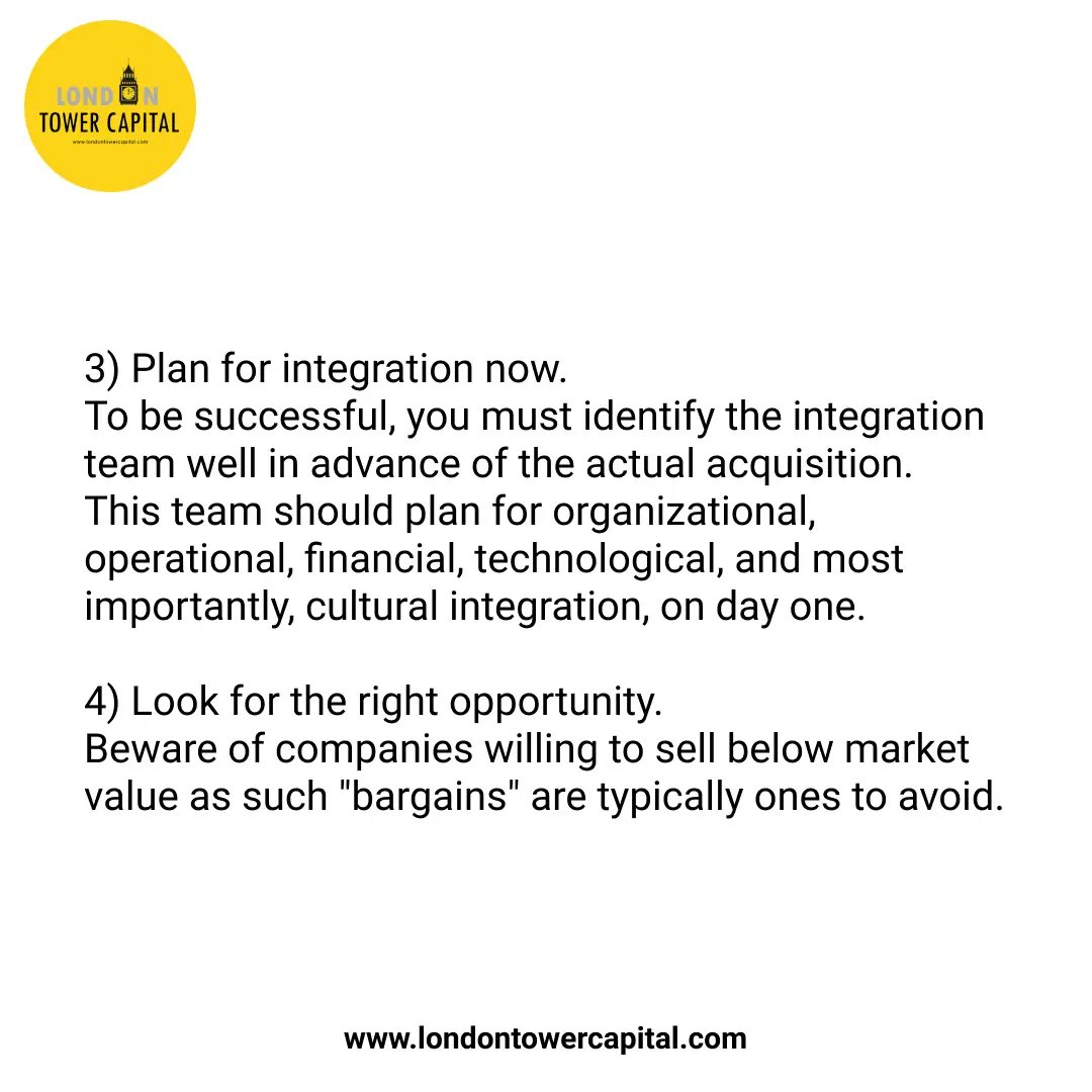 LondonTowerCap1's tweet photo. 7 Tips for Successful Mergers and Acquisitions https://t.co/xH3wdbo5UM
