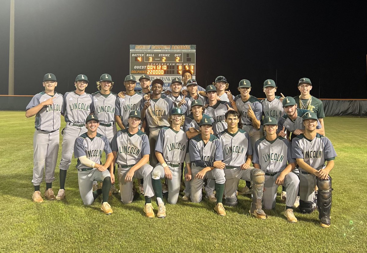 LHSTrojanNation's tweet photo. Lincoln Trojans are District 5A Champions defeating Mosley 8-4 in Panama City. Next up. . . Regionals in Tallahassee! Go Trojans!!!! https://t.co/urqExVe3sf