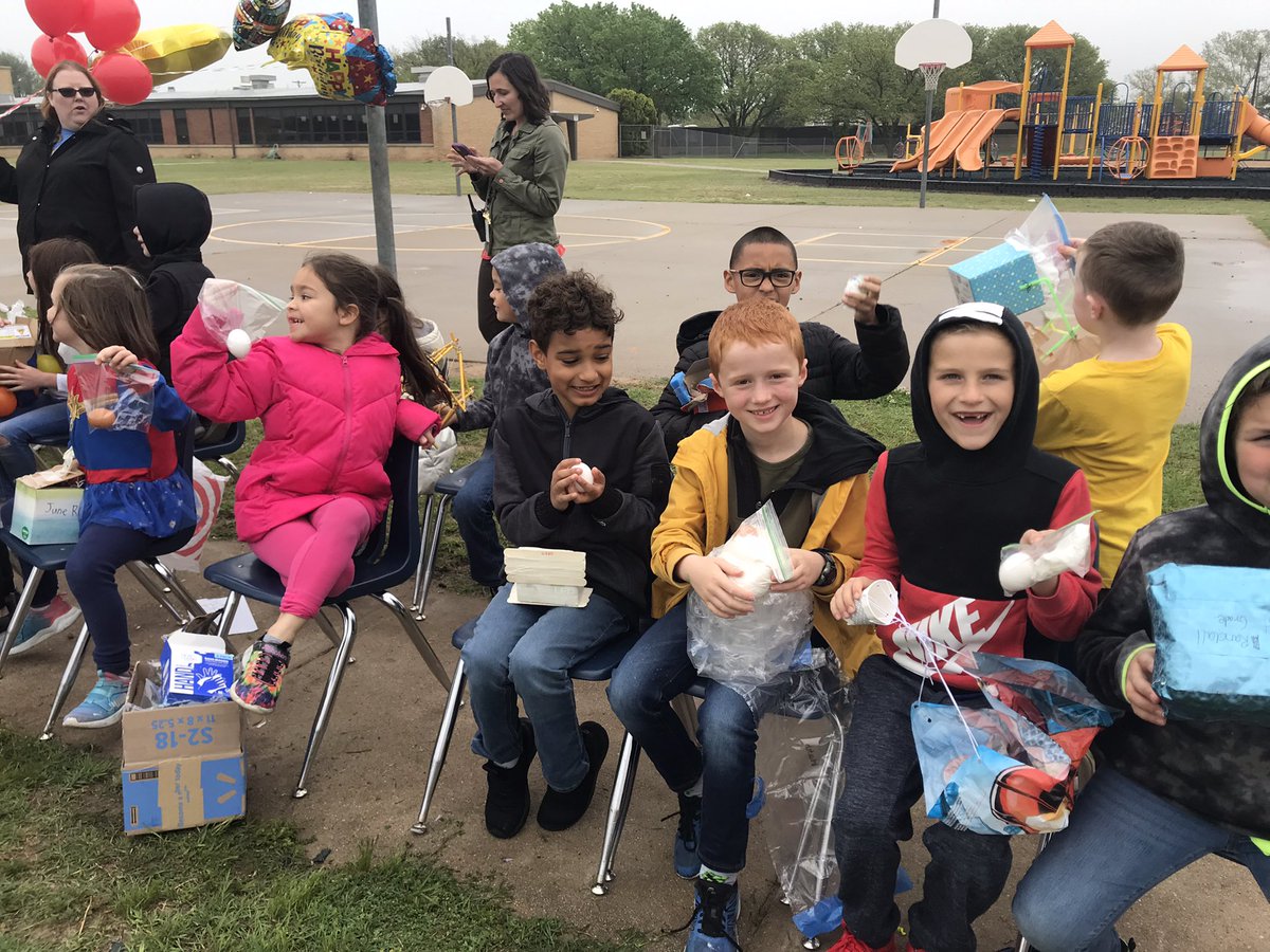 Artemis Eggstronaut Landers today! Our final school-wide science event of the year! SO much fun! Thanks Wichita Fire Station #1!
<a href="/mcleanwildcats/">McLean Wildcats</a> #wpsproud #kssci 
<a href="/WichitaUSD259/">Wichita Public Schools</a> 
<a href="/WichitaFireDept/">WichitaFireDept</a>
