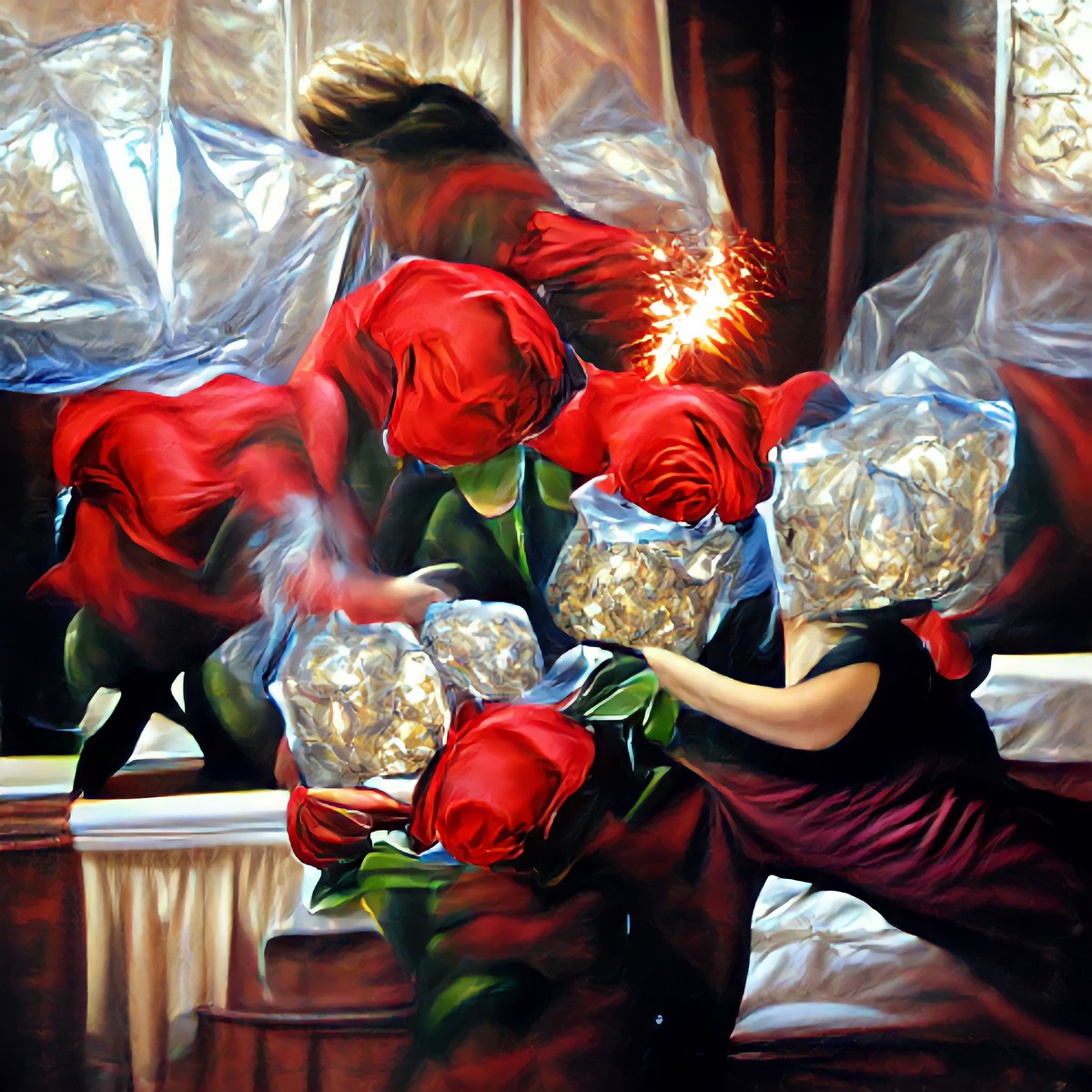 RxsesNFTs's tweet photo. Checkout my Rosevision 1/1 next to Ford Madox's 1870 oil painting 

"Romeo and Juliet.” ❤️‍🔥🌹 https://t.co/TSVRW4vwt6