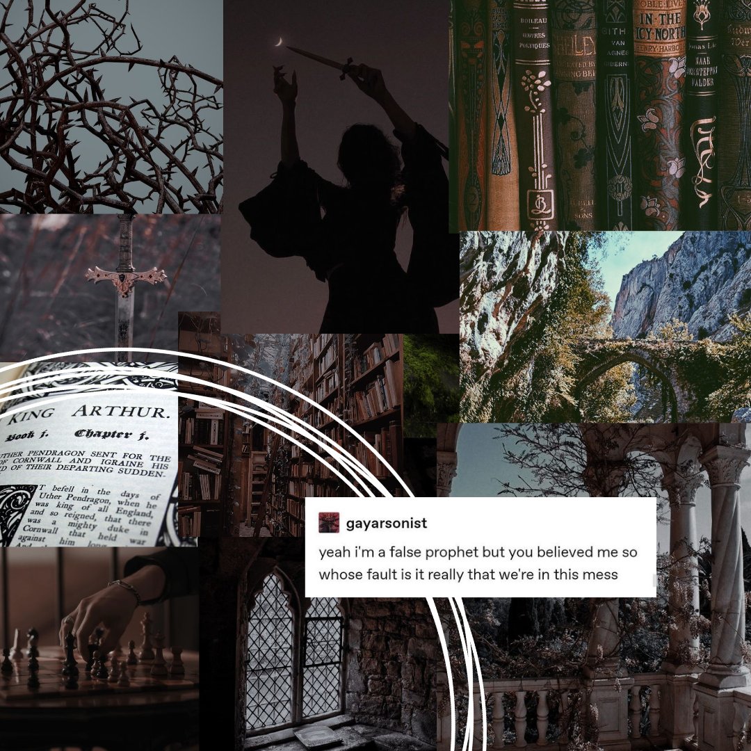 parttimegh0st's tweet photo. AN ODE TO THE DESTINED wip introduction
✧ arthurian retelling from morgan's perspective
✧ arthurian legend x rapunzel (except gothel was right)
✧ refusal of the call (villain edition)
✧ weaving-based magic system
✧ found family vibes
✧ aroace morgan le fay https://t.co/3vRU3gRBAC
