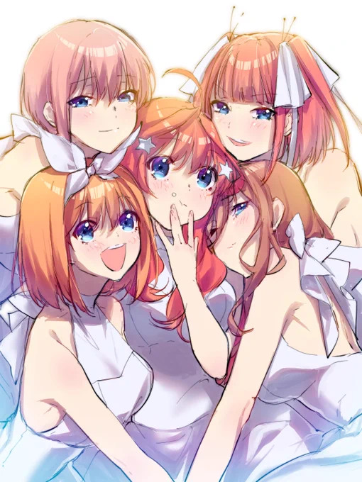 遅れてしまいましたが🎉
#五等分の花嫁 #中野家五つ子生誕祭2022 