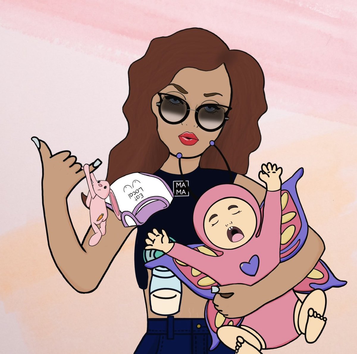 metamama_nft's tweet photo. A little bit about the artist..

Hey everyone! My name is Monica, I’m from sunny Australia ☀️ 🇦🇺 and I’m the artist and co founder of Meta Mama. 

To be honest, I’m fairly new to digital art…🧵⬇️ https://t.co/wizyUUbjvS