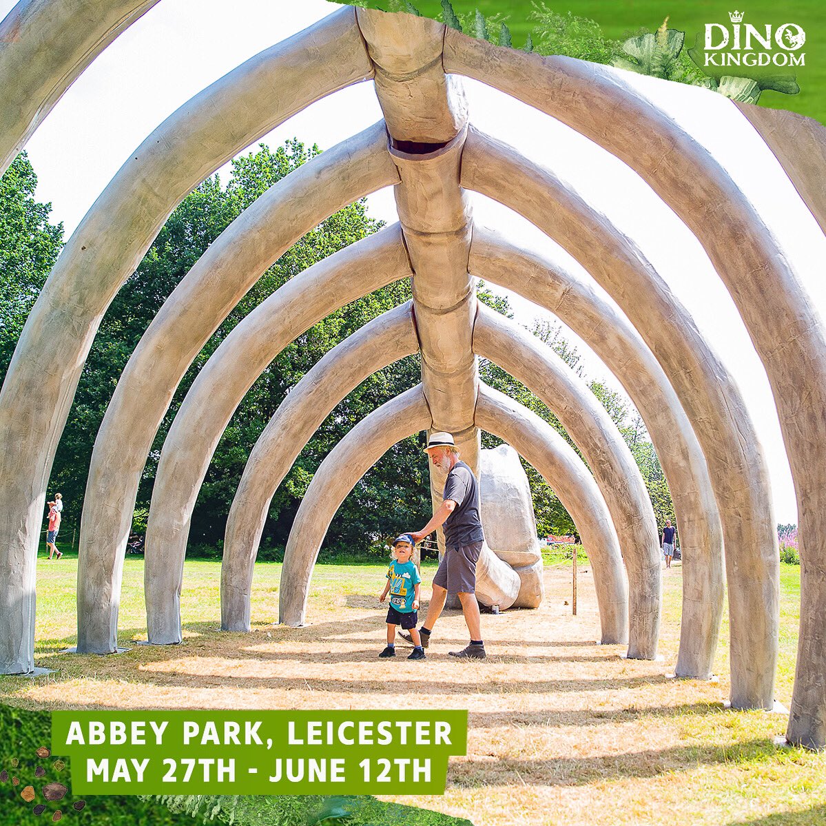 DinokingdomUk's tweet photo. Dino Kingdom is a fully immersive experience which brings you face to face with dinosaurs like never before. Next stop Leicester 🦕☀️🌲🦖

Learn more 🎟🦖
https://t.co/sxNzeOzcXZ 

#Dinosaurs #DinoKingdom #Leicester #AbbeyPark #JurassicPark #Experience #OutdoorActivities #Family https://t.co/lD6wpm0Bl0