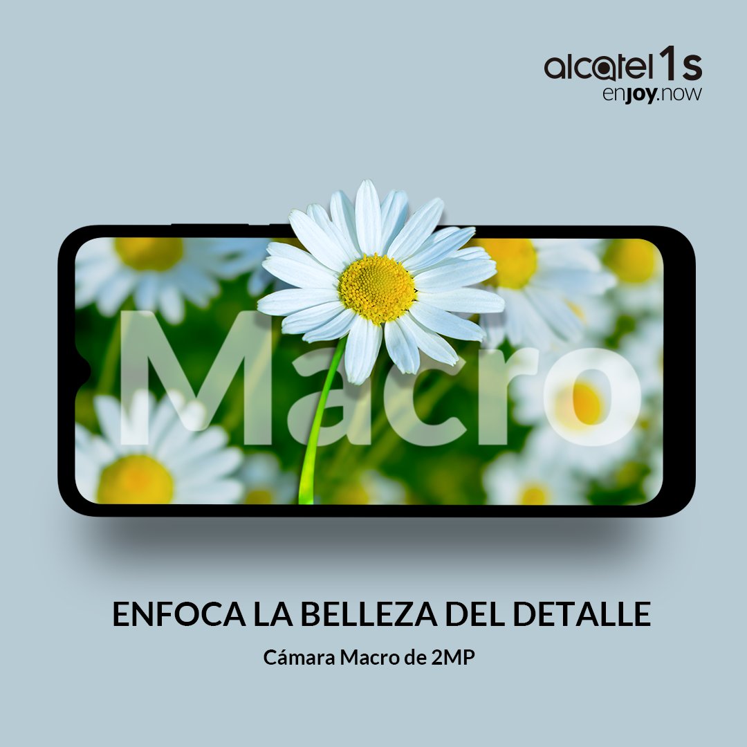 Acércate aún más 🔎 y descubre la belleza de los pequeños detalles 🌈🌈🌈

#AlcatelMobile #EnjoyNow