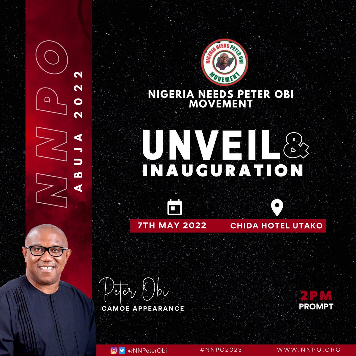 __0xAthena's tweet photo. Please be our guest as we unveil #NNPO Nigeria Needs Peter Obi Movement, Our collective Project🇳🇬
#PeterObi4President2023 https://t.co/hV29wnyhdH
