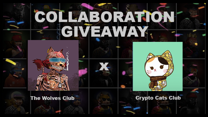 the_wolves_club's tweet photo. 🏆Collab of the day!🏆
Prizes: 1 x Skeleton Gang NFT, 10 x WL Crypto Cats Club

TO ENTER:👇
1⃣ Like + RT
2⃣ Follow @the_wolves_club &amp; @Cryptocats_Club
3⃣ Join Discords:  https://t.co/MRQH0IIfHr &amp; https://t.co/EOaFhoTn05

⏰End in 24 hrs
#NFTgiveaway #SOLNFT #NFTcommunity #NFT https://t.co/DycguqUIG7