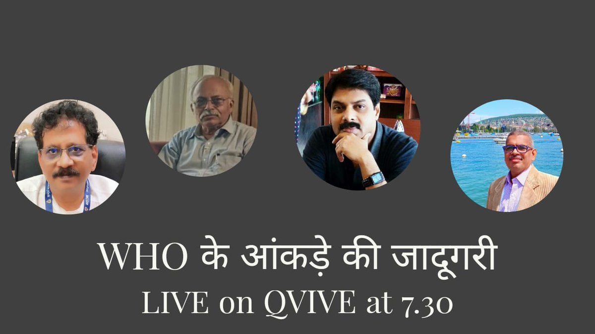 ashutoshpkanak's tweet photo. It's an important show today 7.30pm pls join me on all platforms #WHO #FauciLied #tredos #gates https://t.co/wVMjhtMSrF