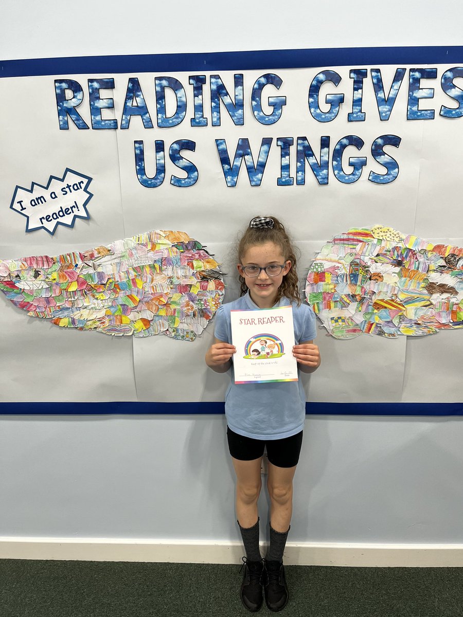 wla_y2's tweet photo. This week’s Star Reader in Year 2 #wlareading #HLTPraiseculture https://t.co/FnZu9Z6TQ5
