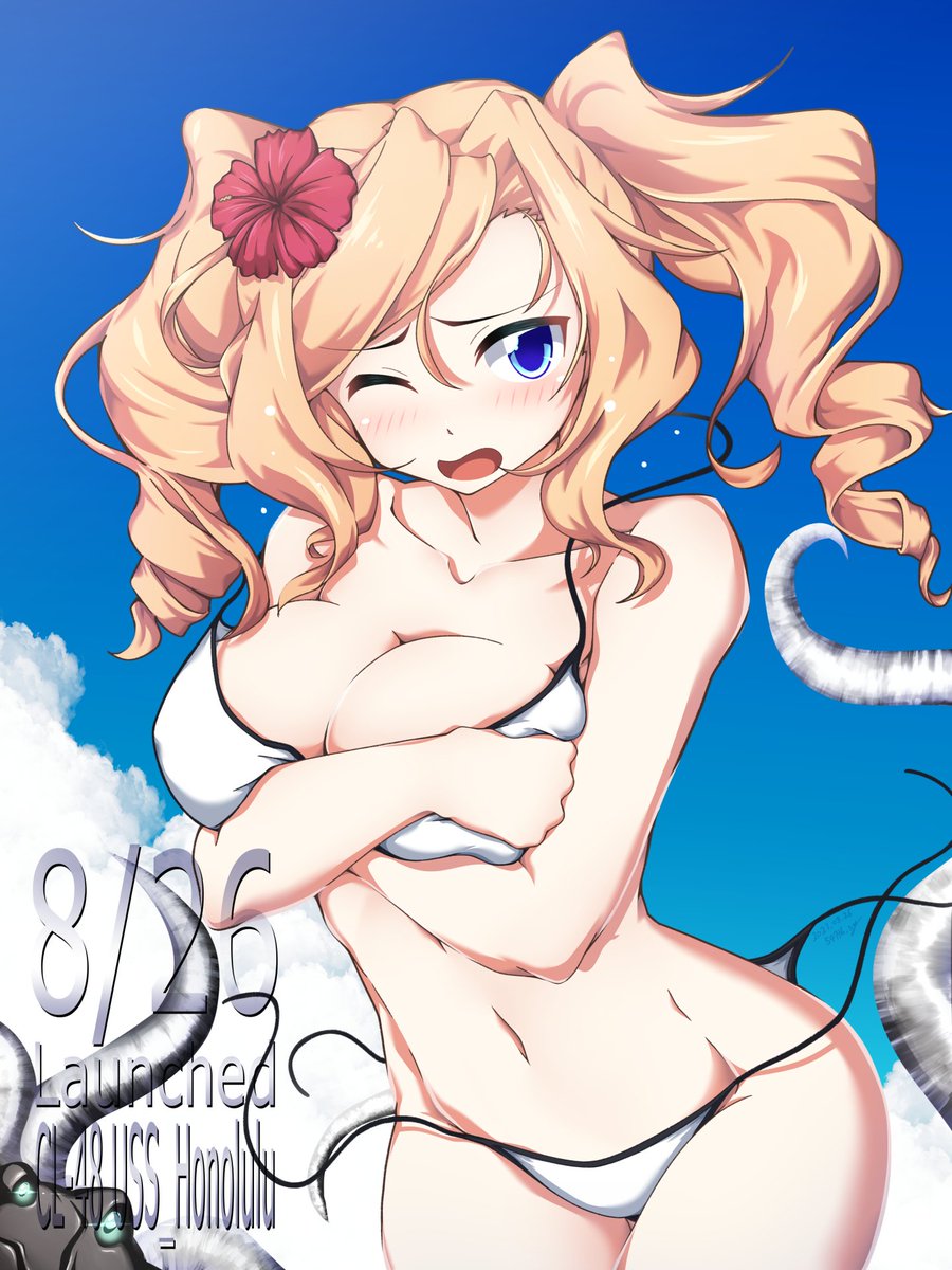 深海忌雷 「過去絵の再掲でホノルルさんを描いた気になっておきましょう... 」|547th_syのイラスト
