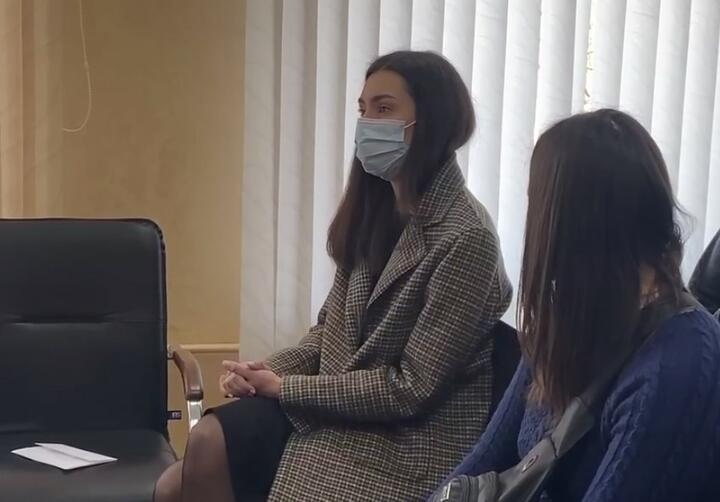 Tsihanouskaya's tweet photo. A year after the unprecedented @Ryanair aircraft hijack in Minsk, the regime sentenced Sofia Sapega to 6 years in prison. She became collateral damage to Lukashenka's attack on her boyfriend Pratasevich. I am sorry for Sofia &amp; her family. No one should suffer from dictatorship. https://t.co/G9YLqy5iyf