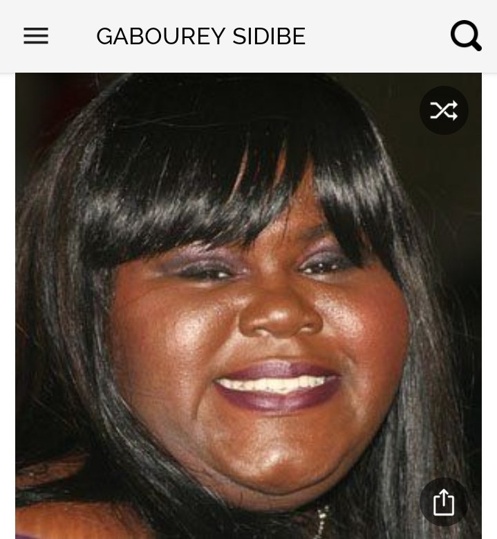 Happy birthday to this great actress.  Happy birthday to Gabourey Sidibe 