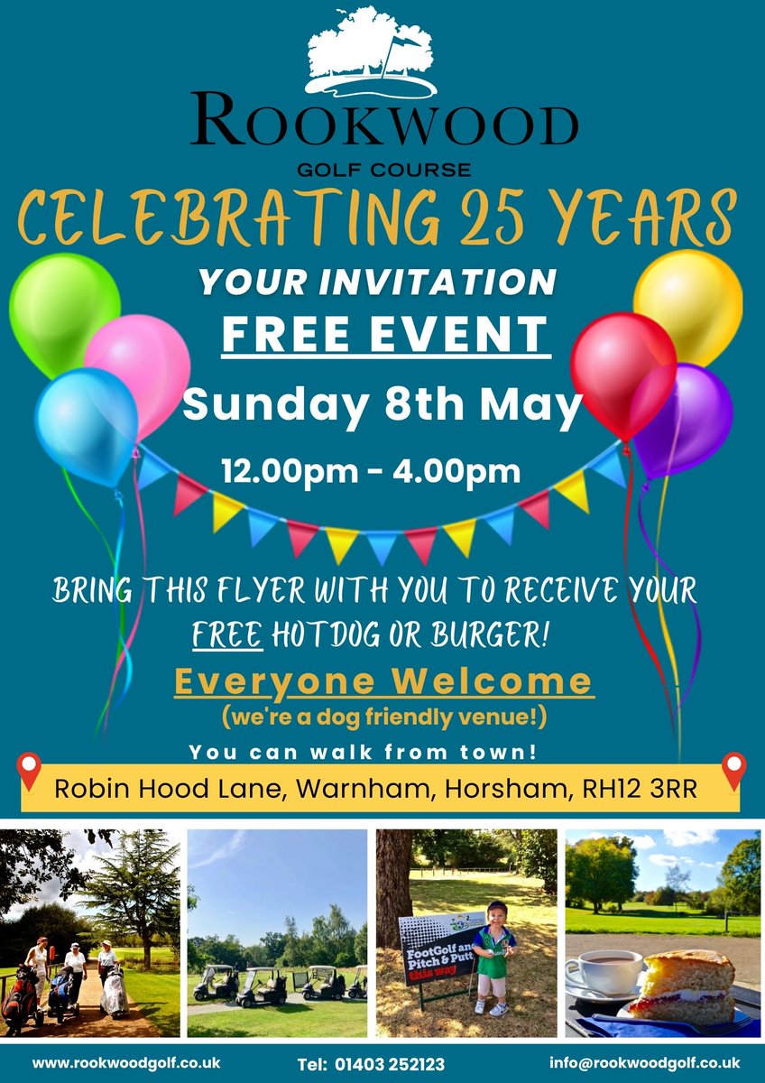 ➡️ ➡️  S U N D A Y  ⬅️ ⬅️
We're sooooooo excited to be welcoming everyone on Sunday to celebrate our 25th Anniversary!  We love a good party!!  
**Just screenshot this post so you can claim your FREE burger or hotdog**  
Bring your friends, bring your family, have some fun😁