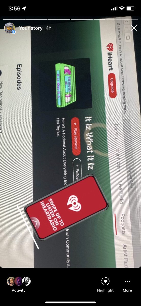ItIzWhatItIzPod's tweet photo. #itizwhatitiz Podcast Now Live On #iHeartRadio https://t.co/ac7mXKASZb