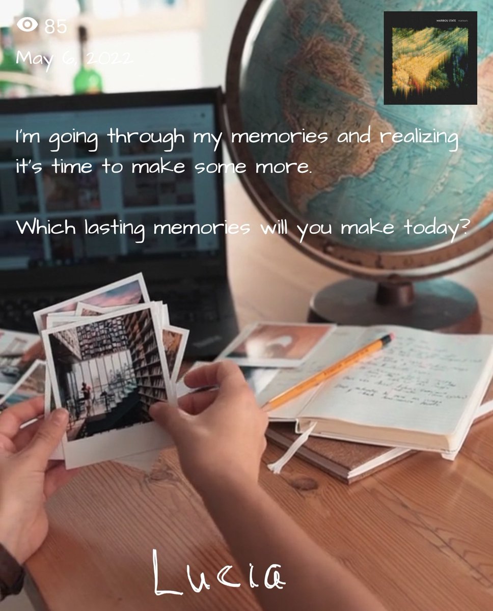 MusistApp's tweet image. What are some lasting memories you&apos;ll be making today? #musist #creative #WritingCommunity