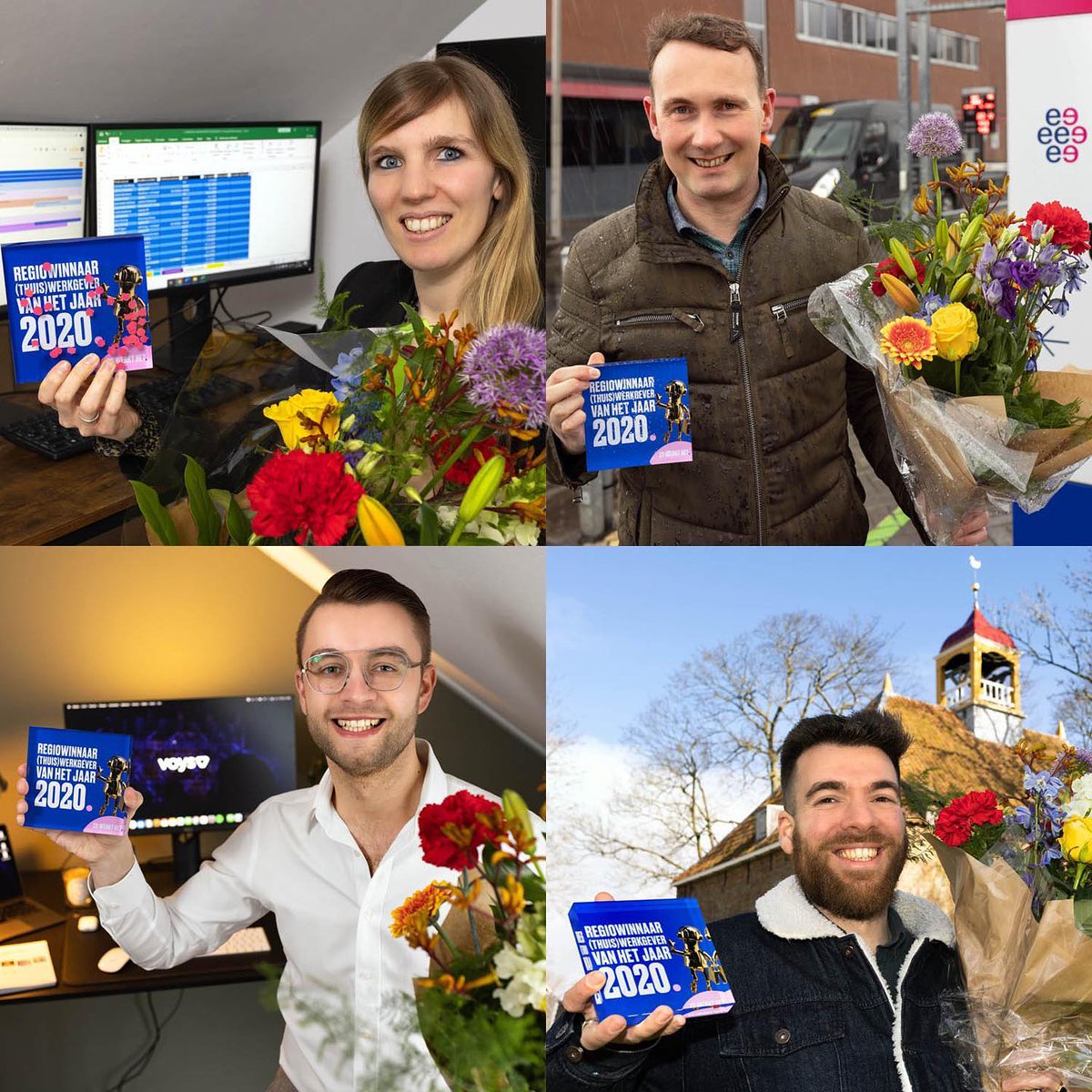 Een kleine throwback naar de vier beste (thuis)werkgevers van Groningen! 🥳

Heb jij jouw #Hybride Werkgever al genomineerd voor de ZWH award 2022? Ieder genomineerd bedrijf maakt eerst kans op de regionale titel van beste hybride werkgever van het jaar. 

zowerkthet.nl/nomineren/